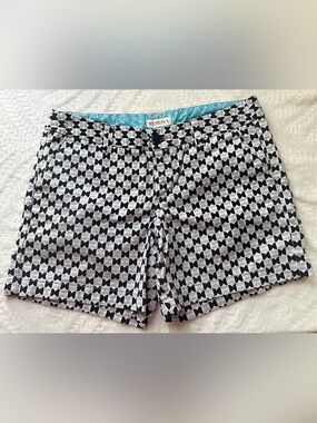 Merona Black & White Bow-Print women‎ Shorts